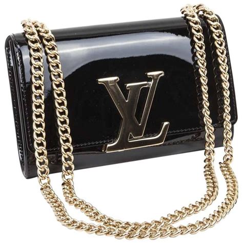 black patent leather louis vuitton purse|louis vuitton pochette louise epi.